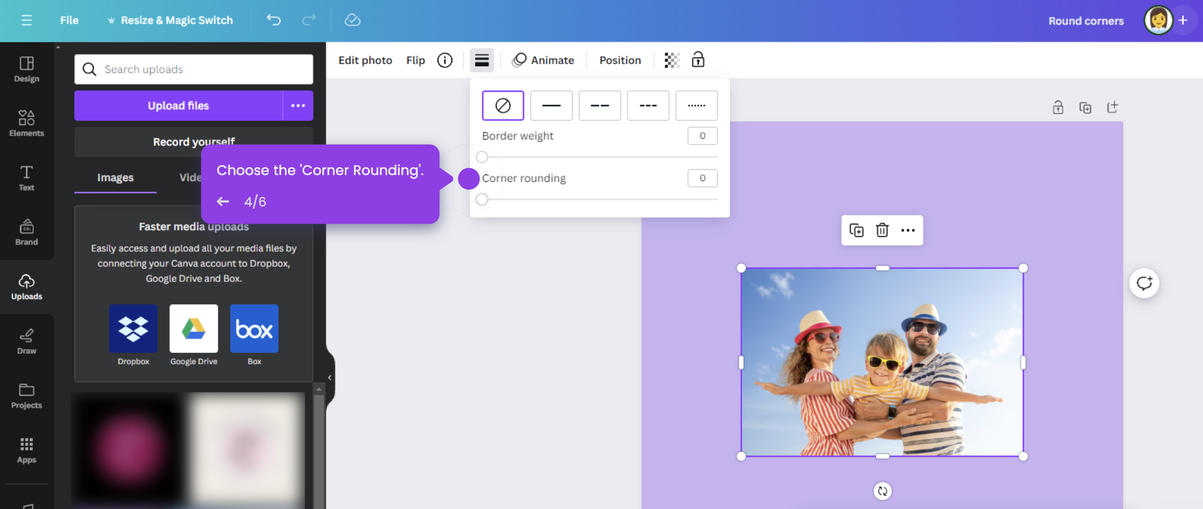 How to Round Corners in Canva 1Min Guide